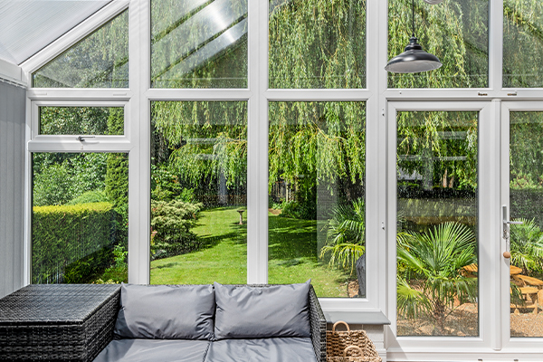 Two Willows Cottage rear conservatory